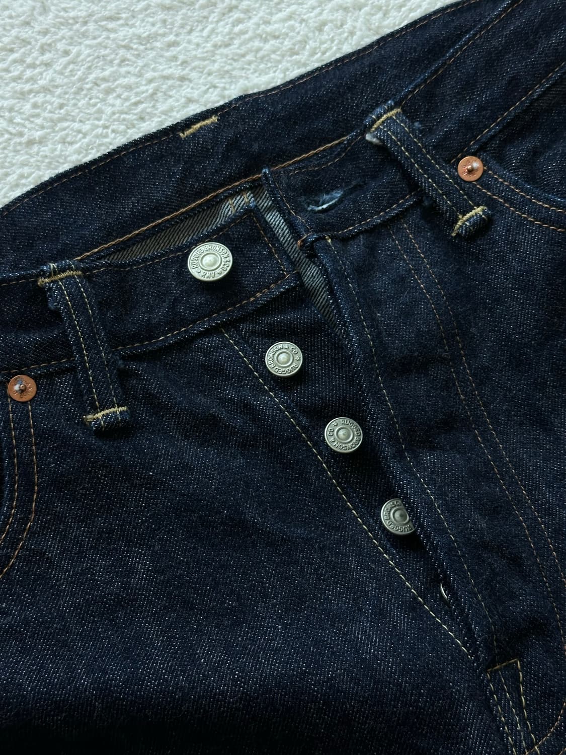 브론슨 47801XX 생지 데님팬츠 상품이미지3