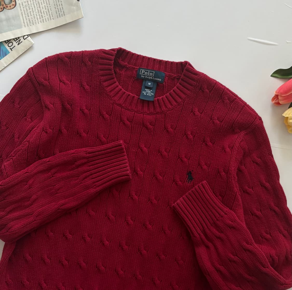 Polo 폴로랄프로렌 케이블 니트 상품이미지3