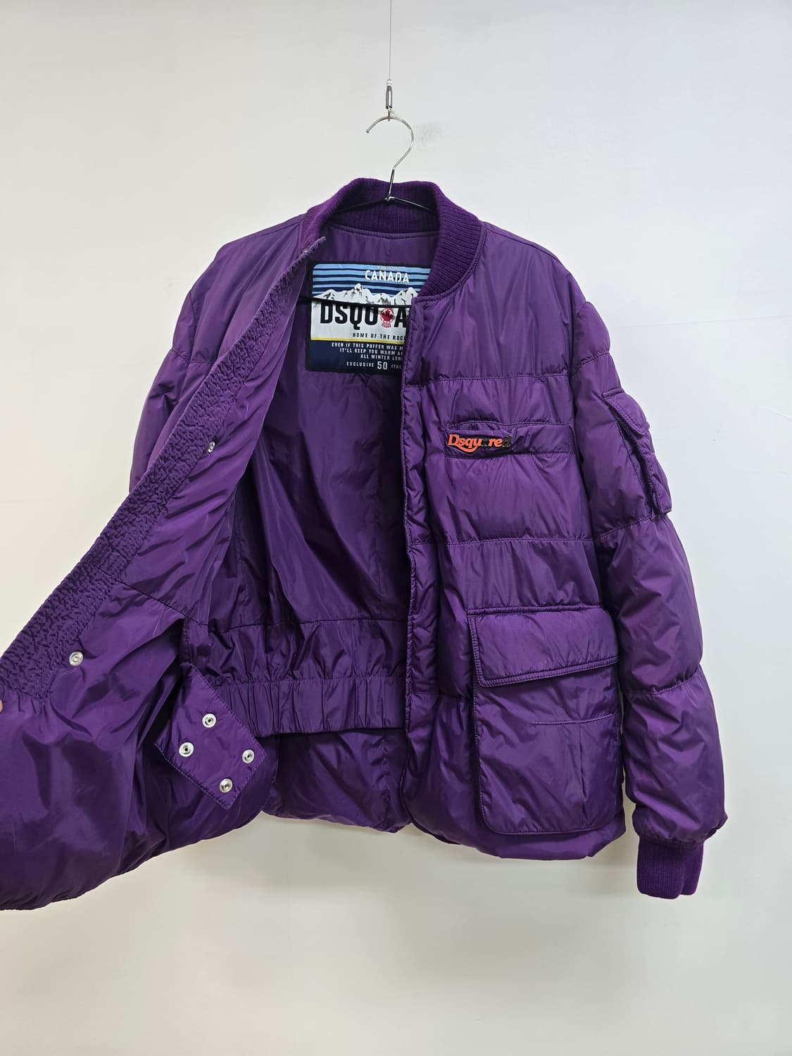 디스퀘어드2  정품 퍼플 구스 푸퍼패딩 상품이미지8