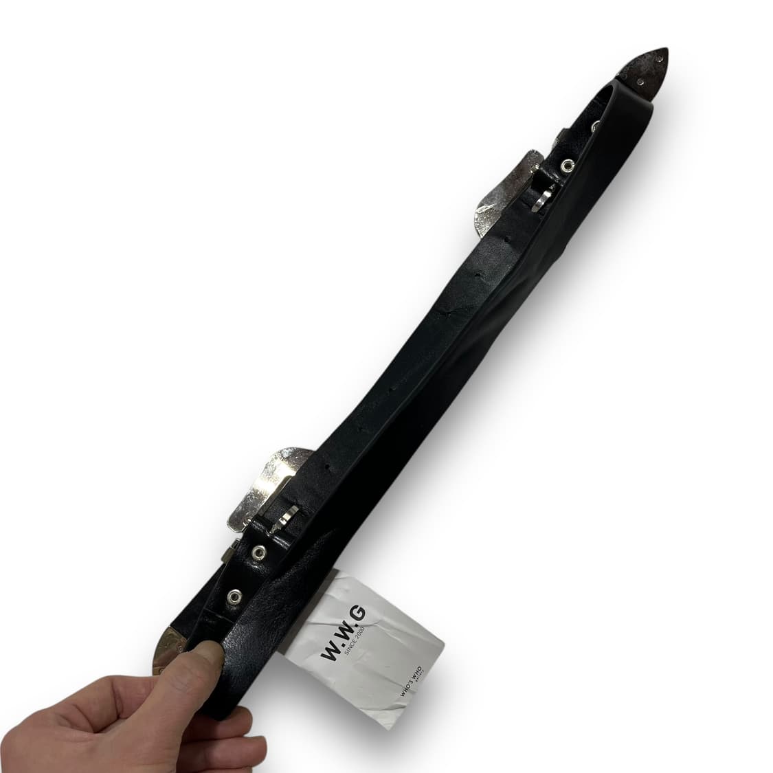 WWG Western double buckle rock chic belt 상품이미지6