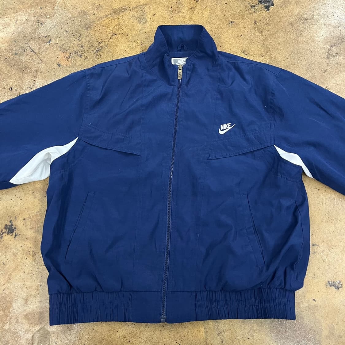 [정품/L] 삼나스포츠 나이키 올드스쿨 바람막이 b19 상품이미지3