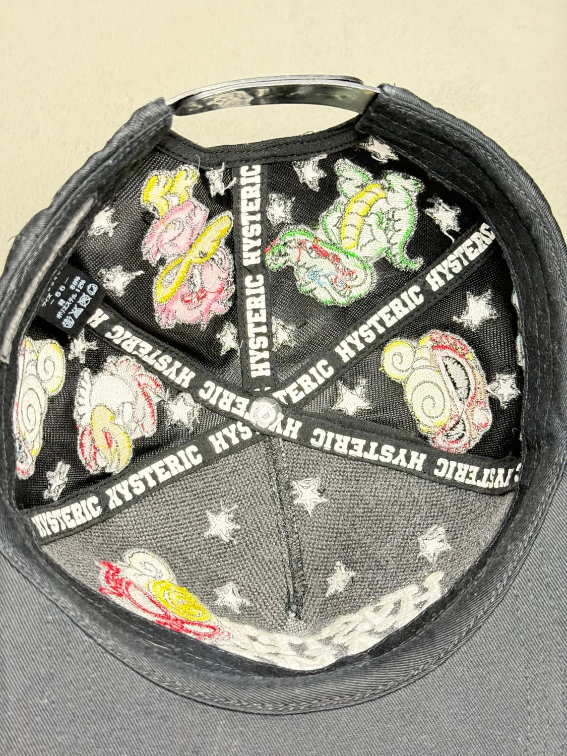 히스테릭 글래머 아카이브 무수한 별과 자수 캐릭터 패치 볼캡 모자 상품이미지5