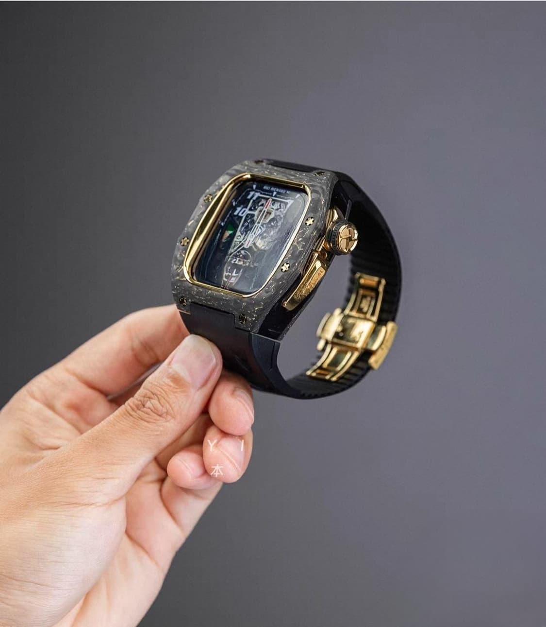 Oceanora 리차드 밀 탄소 섬유 애플 워치 케이스 상품이미지7