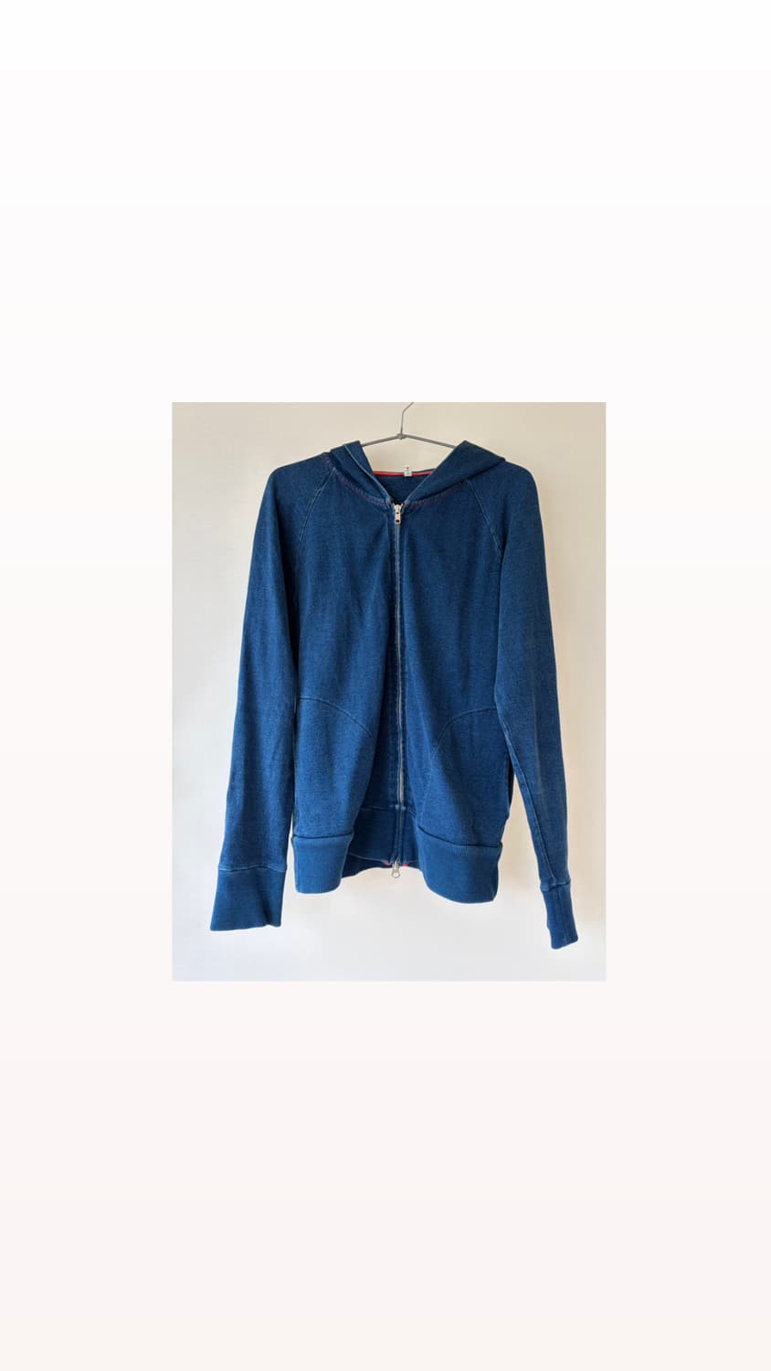 일본빈티지 투웨이 청후드집업 판매합니다. 상품이미지1