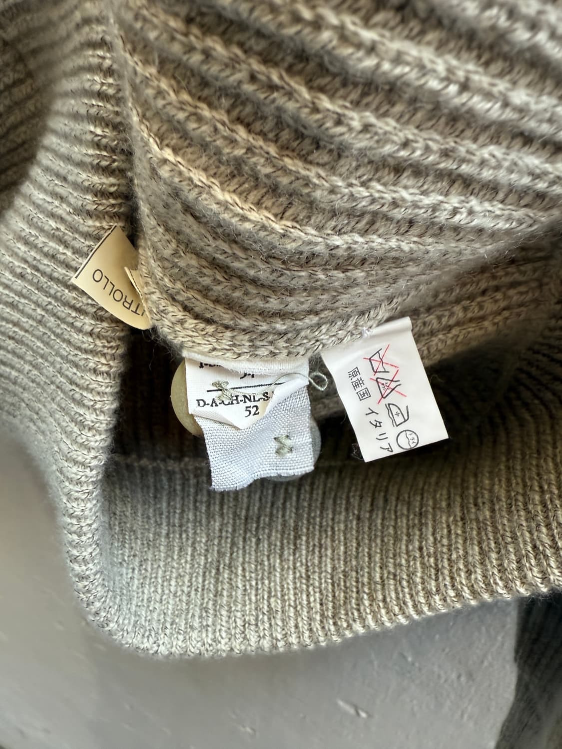 브루넬로 쿠치넬리 캐시미어 니트점퍼 상품이미지5