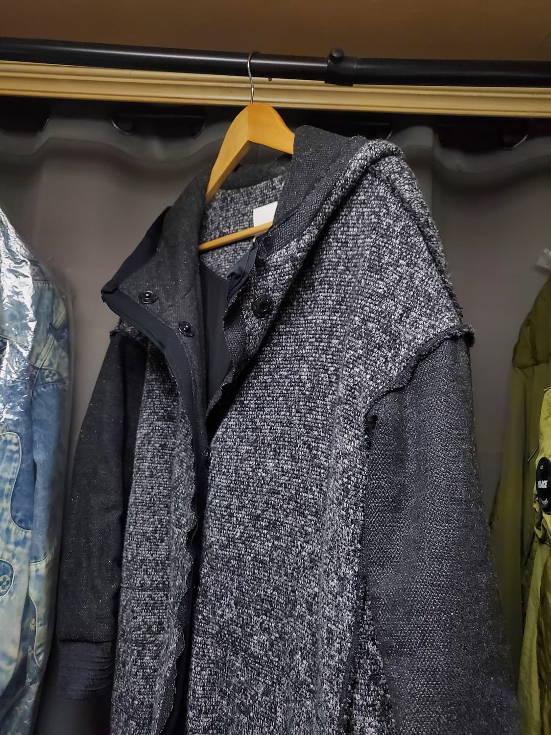 구호 컷아웃 모헤어 코트 상품이미지3