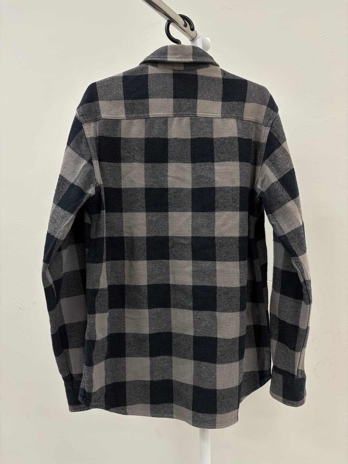 빈티지 그레이 체크 셔츠 상품이미지7