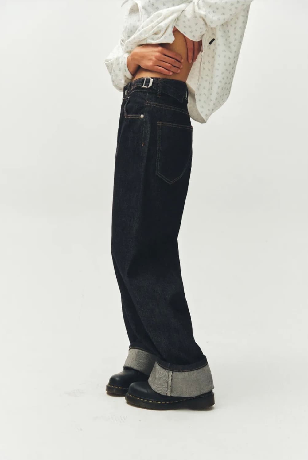 플리즈프로젝트 SIDE ADJUST BOYFIT DENIM, RAW 상품이미지1