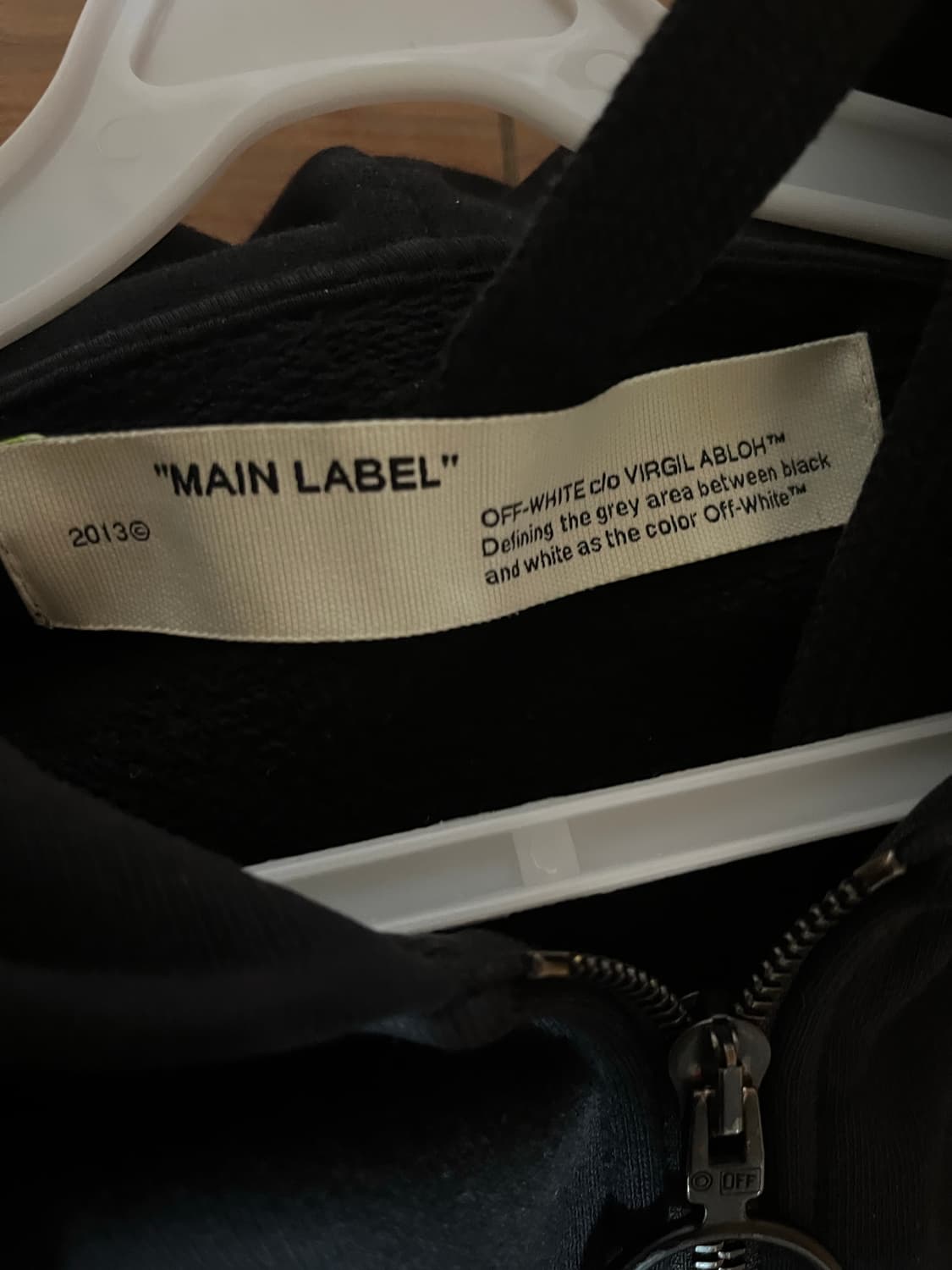 오프화이트 인더스트리얼 후드집업 L 상품이미지3