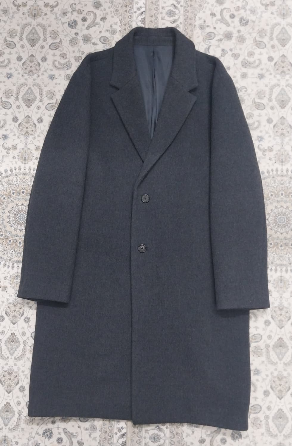 마인드브릿지 캐시미어혼방 다크 그레이 코트 105 상품이미지1