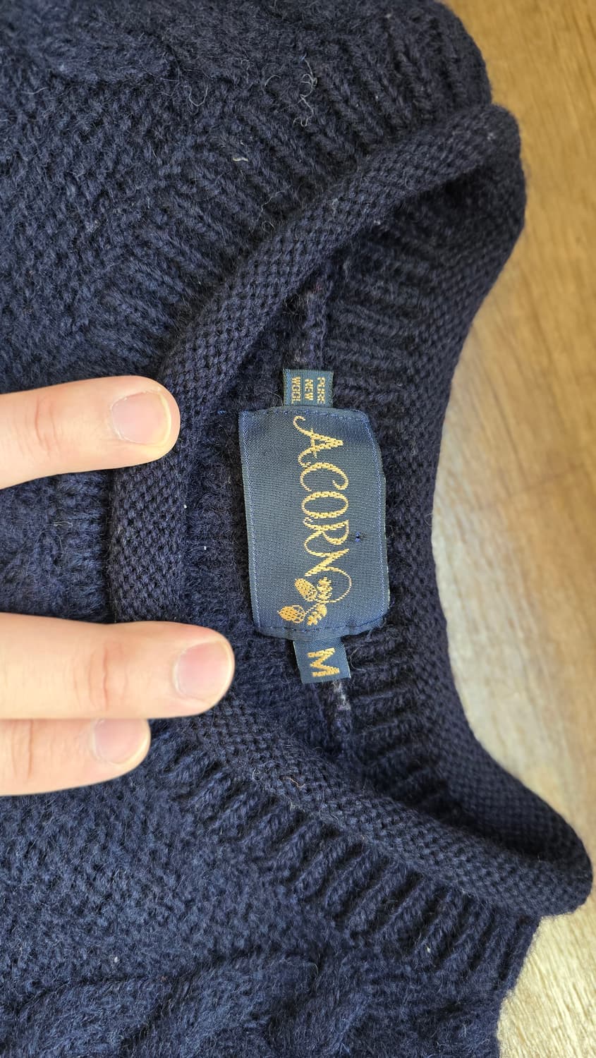 ACORN 유로 빈티지 피셔맨 니트 여성 Free 상품이미지4