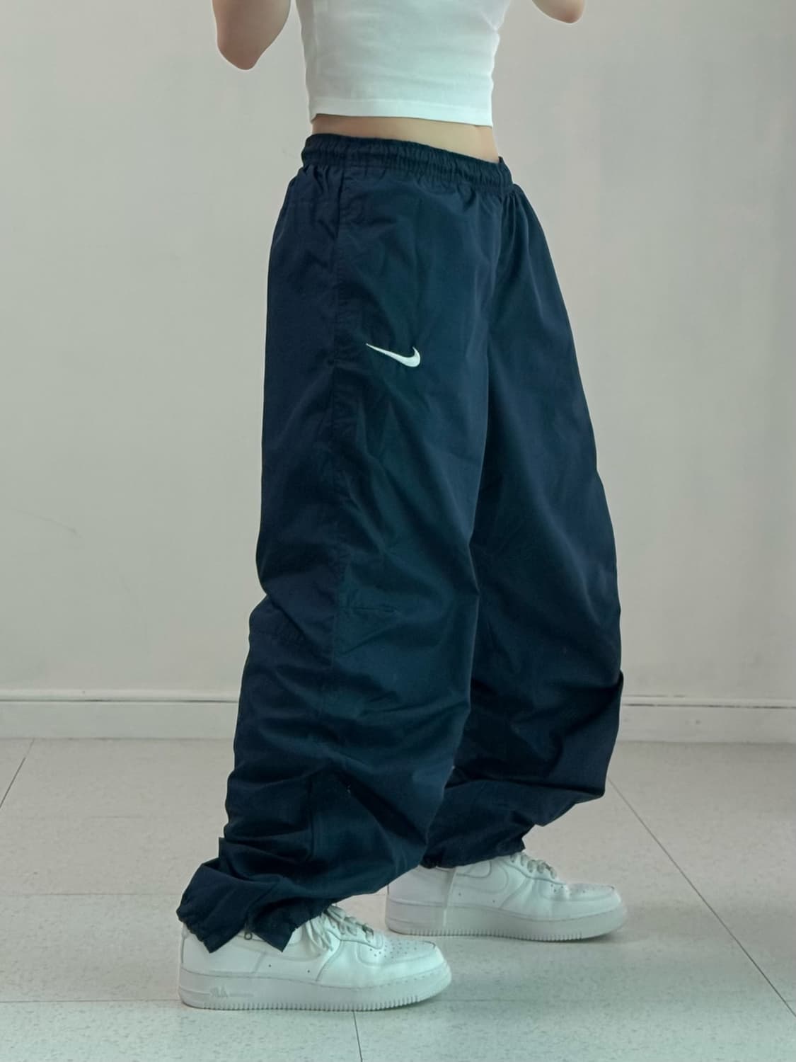 나이키 네이비 나일론 트랙팬츠 상품이미지2