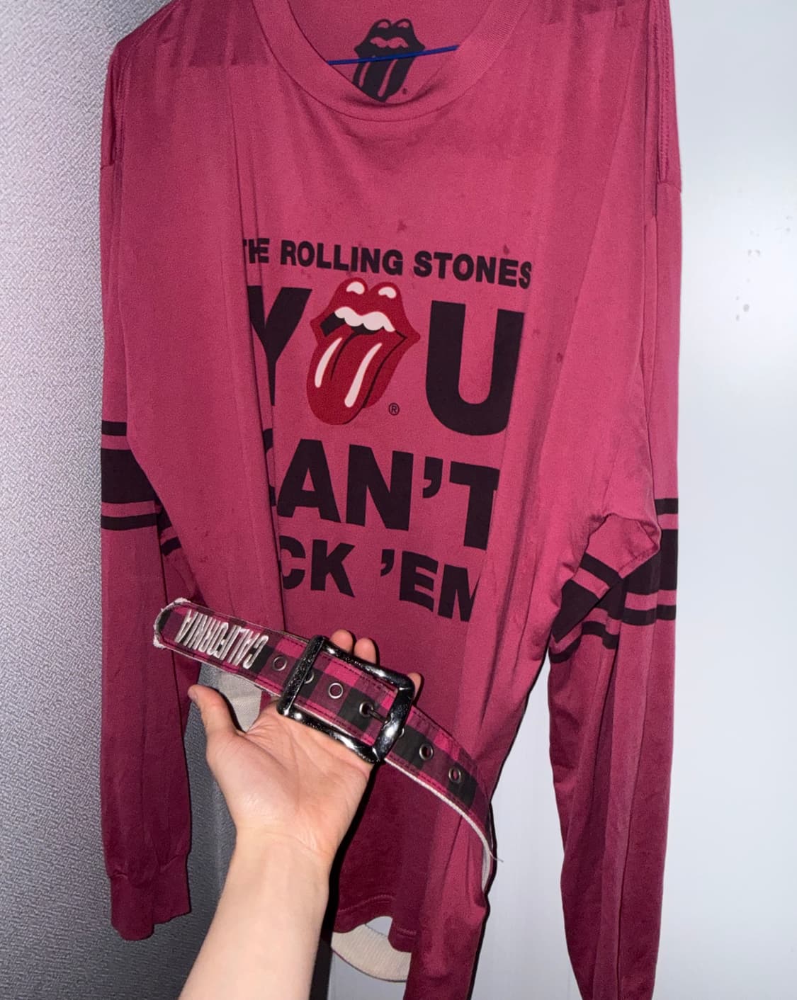 히스테릭 x 롤링스톤즈 롱 락 슬리브 티셔츠 상품이미지6