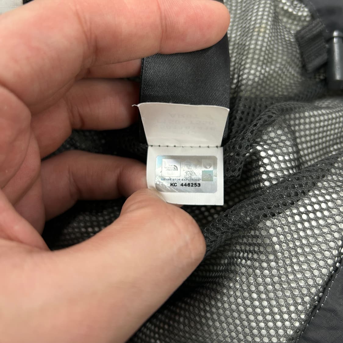 노스페이스 라이트그레이 하이벤트 바람막이(M) 상품이미지4