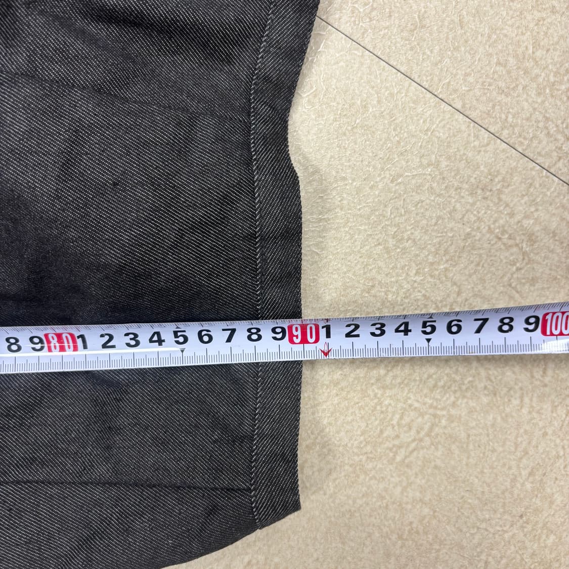 빈티지 데님 랩 스커트 상품이미지4