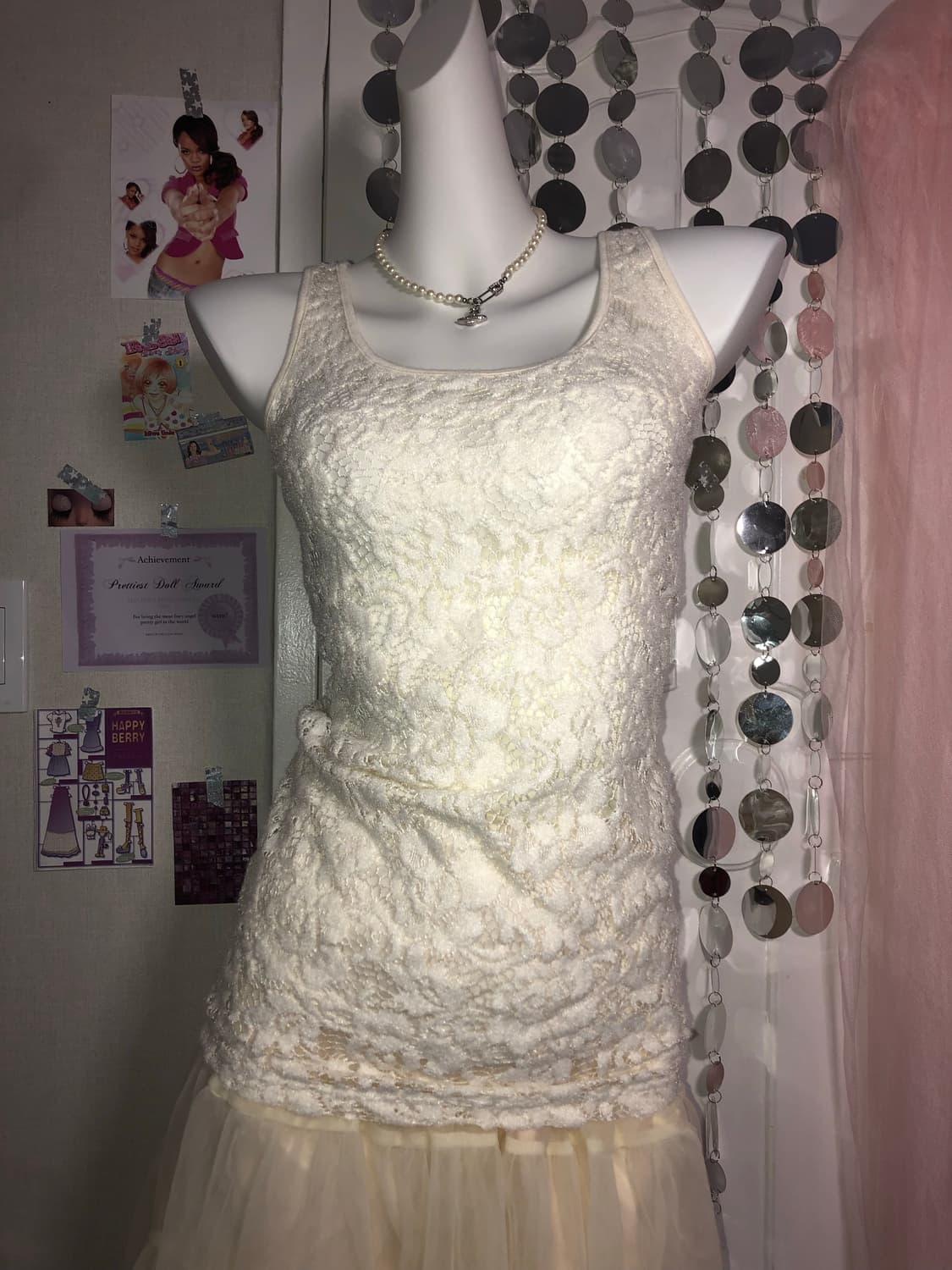 Cecil Mc Bee ivory sleeveless 상품이미지1