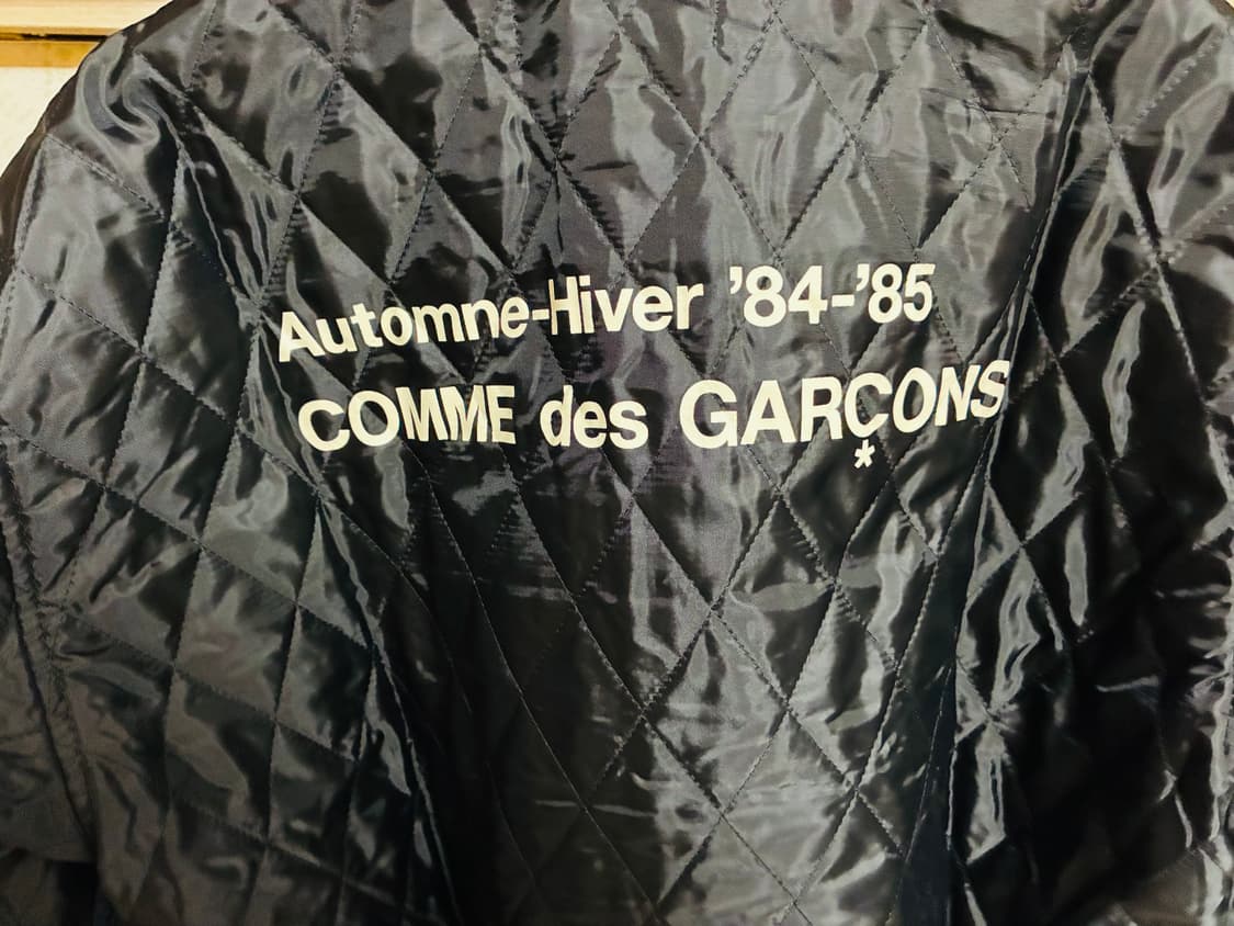 CDG 퀼티드 '84-85 스태프 블루종 블랙 상품이미지4