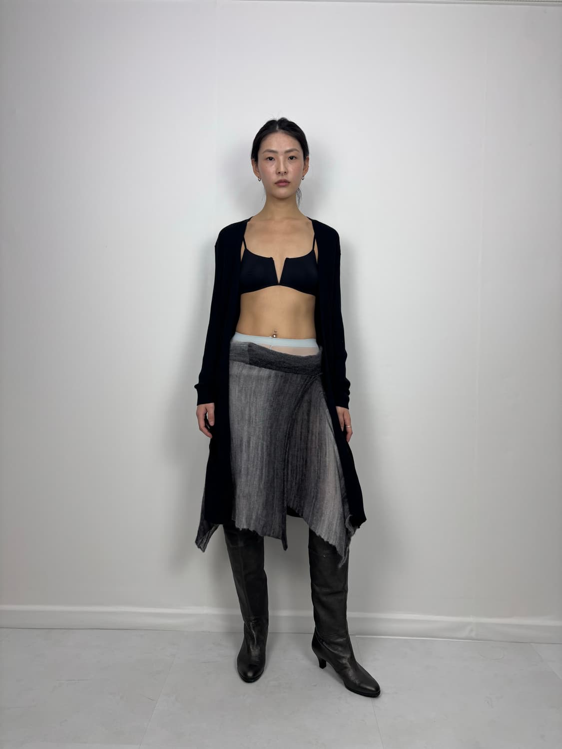 ANGORA GRADIENT MIDI SKIRT 상품이미지2