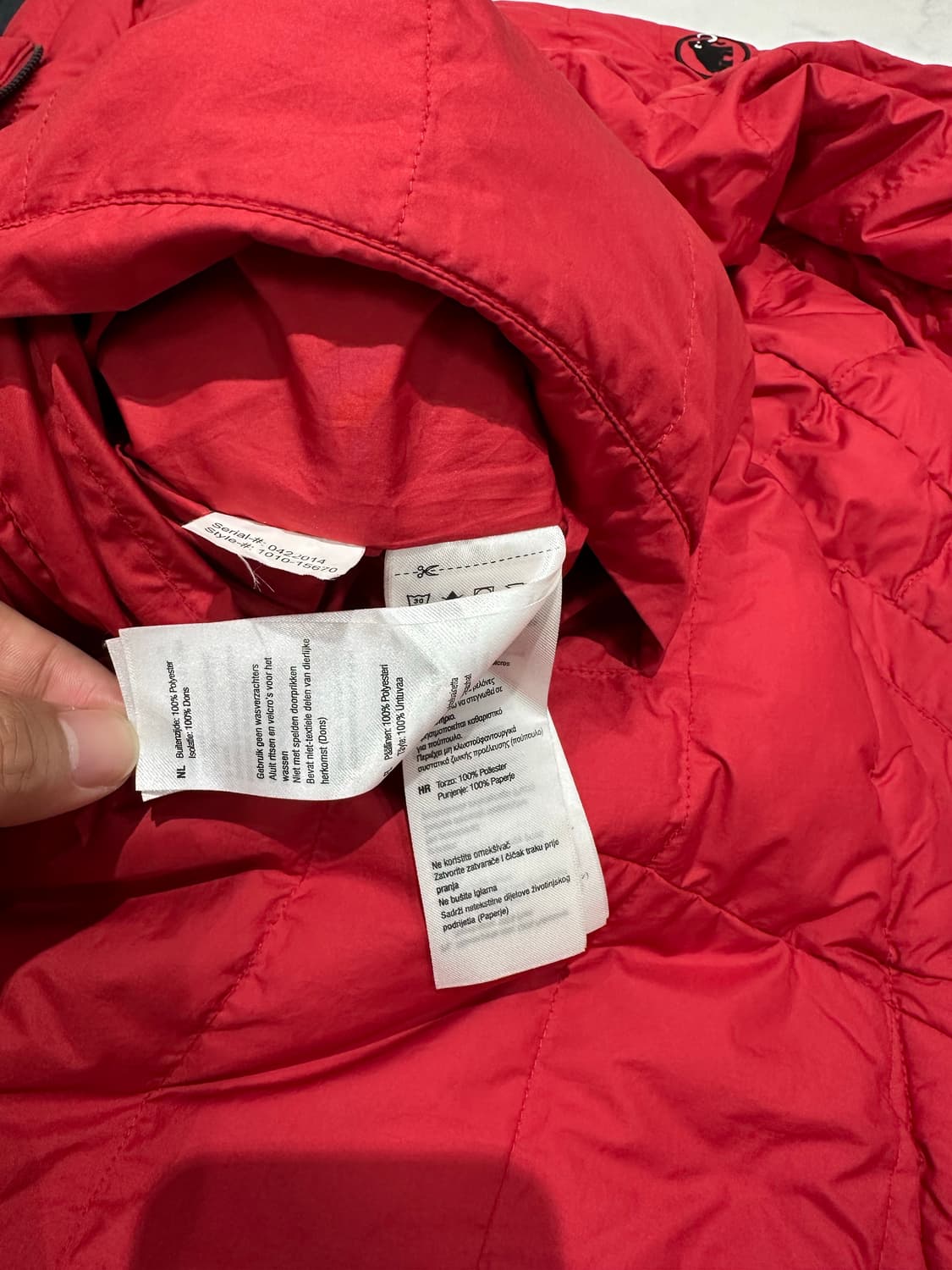 마무트 양면 경량패딩 XXL 상품이미지5