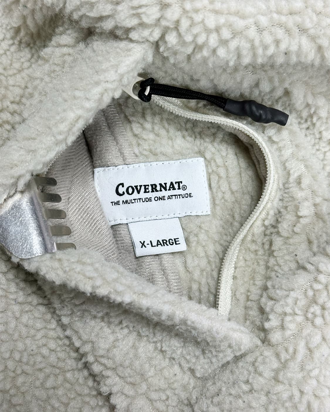 커버낫 리버시블 뽀글이 점퍼 상품이미지7