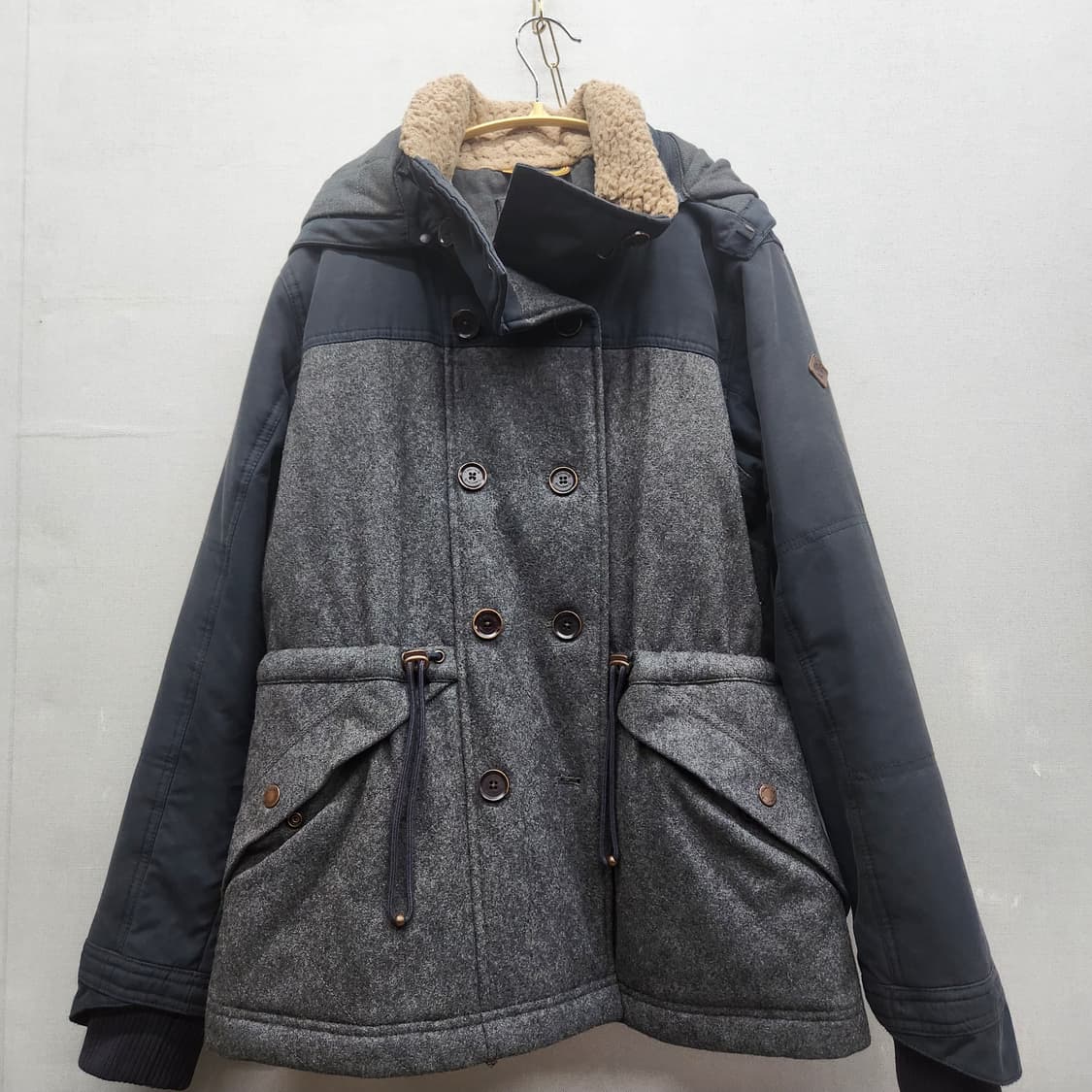 팀버랜드 코튼/울혼방 더블 버튼 자켓(안감) M(M) 상품이미지1