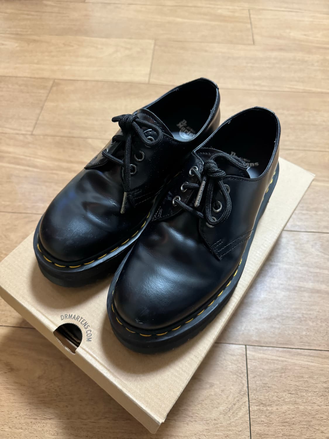 [240] 닥터마틴 1461 쿼드 블랙 uk5 상품이미지5