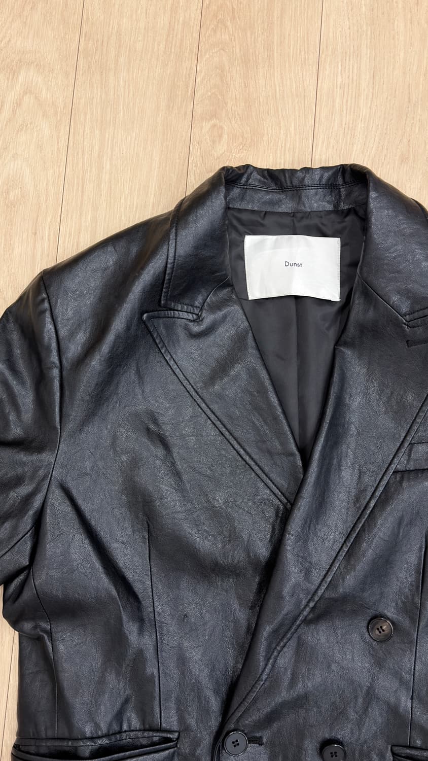 현재 단종된 던스트 더블 레더 자켓 블랙 M사이즈 상품이미지6