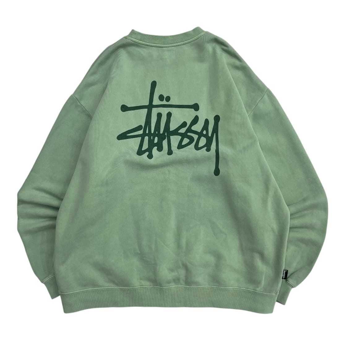 스투시 미니로고 말차맛 맨투맨 L 상품이미지5