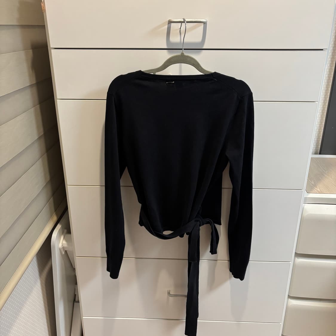 DVF 다이앤 본 퍼스텐버그 블랙 랩 니트 가디건 M 상품이미지8