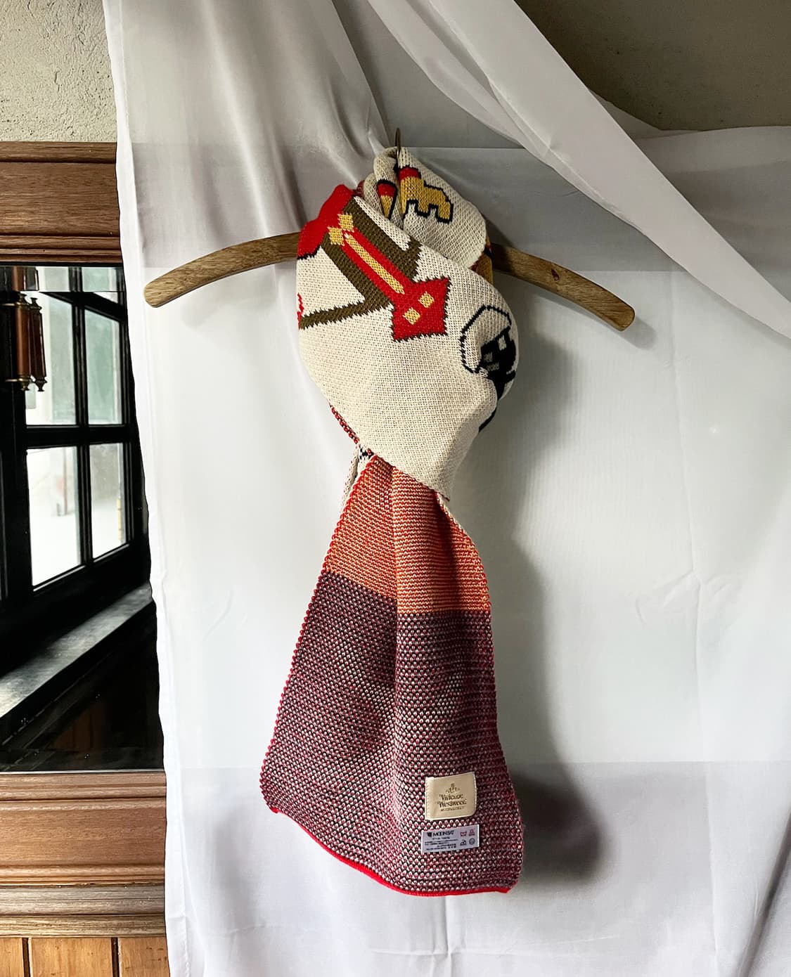 VIVIENNE WESTWOOD graphic wool muffler 상품이미지7