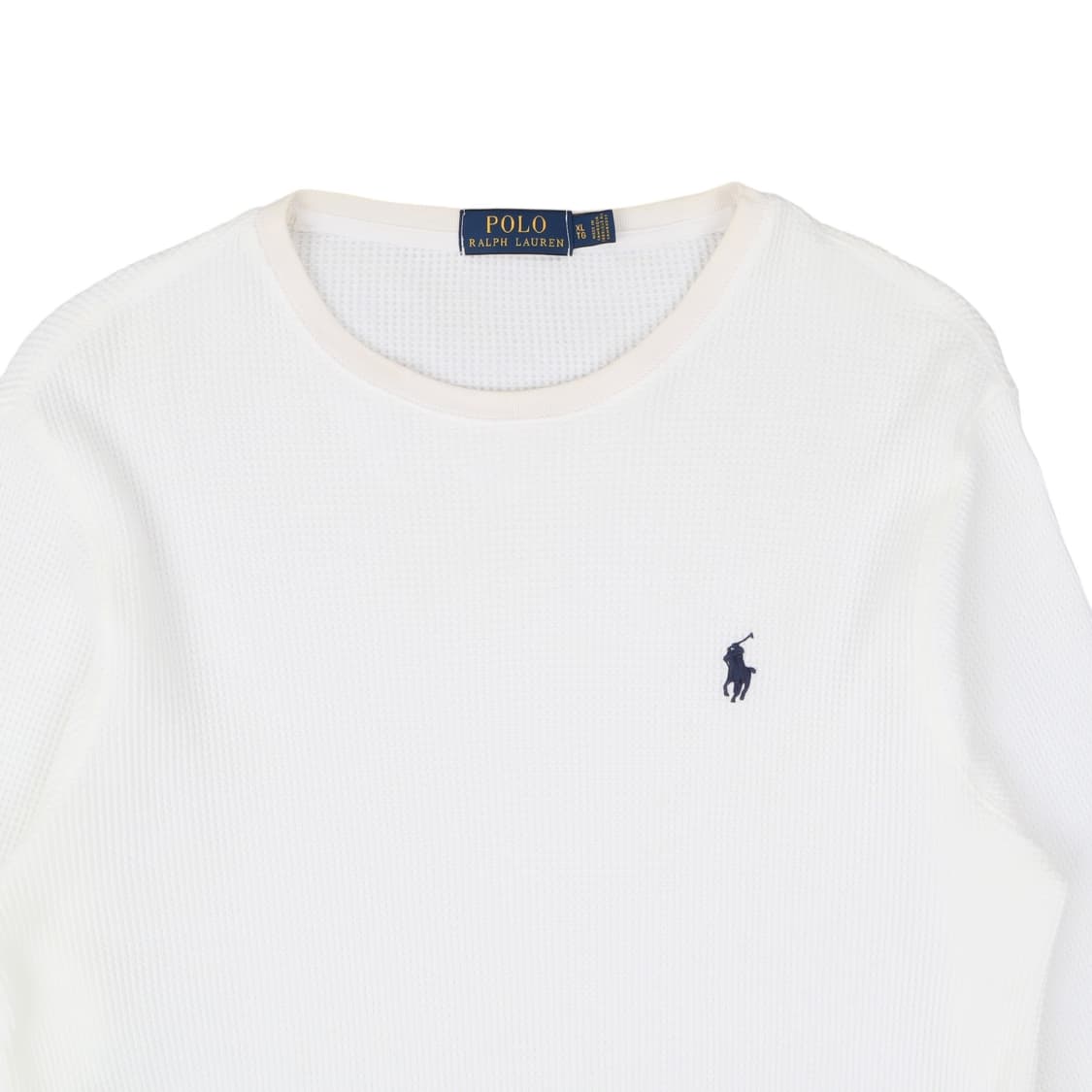 폴로 랄프로렌 화이트 코튼 와플 롱슬리브 상품이미지2