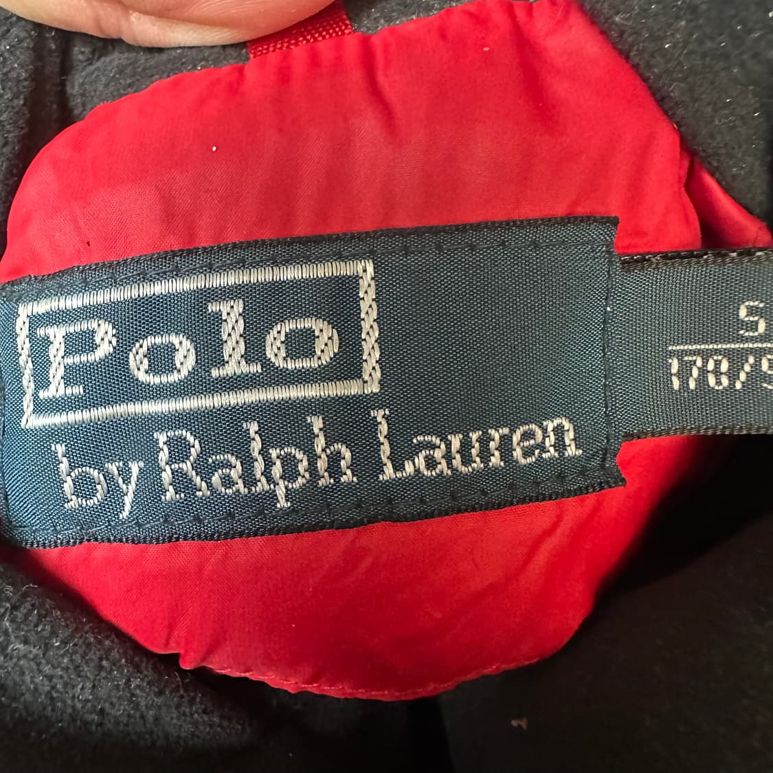 폴로 랄프로렌 블랙 빅포니후드숏패딩 S 상품이미지3