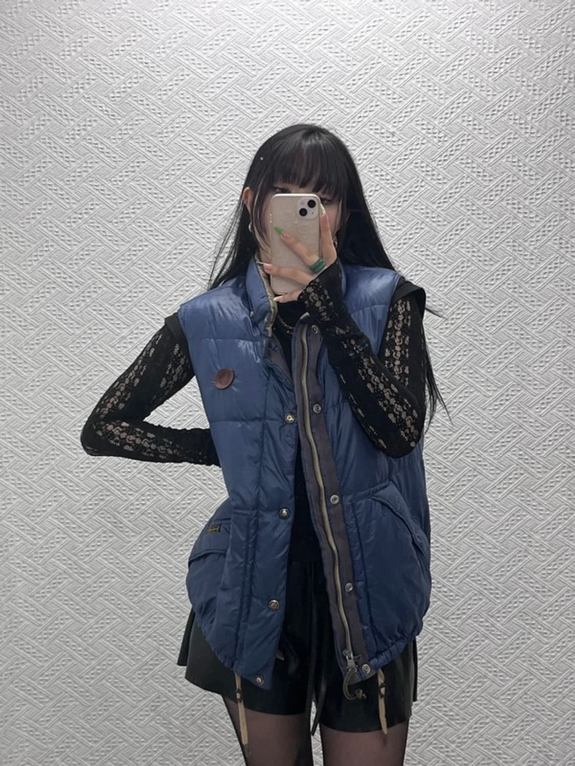 폴로 랄프로렌 쿠키와펜 립스탑 다운 패딩조끼 L C08985 상품이미지1