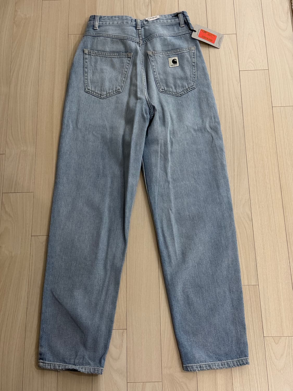 칼하트WIP 스톤워시드 데님팬츠 연청 상품이미지1