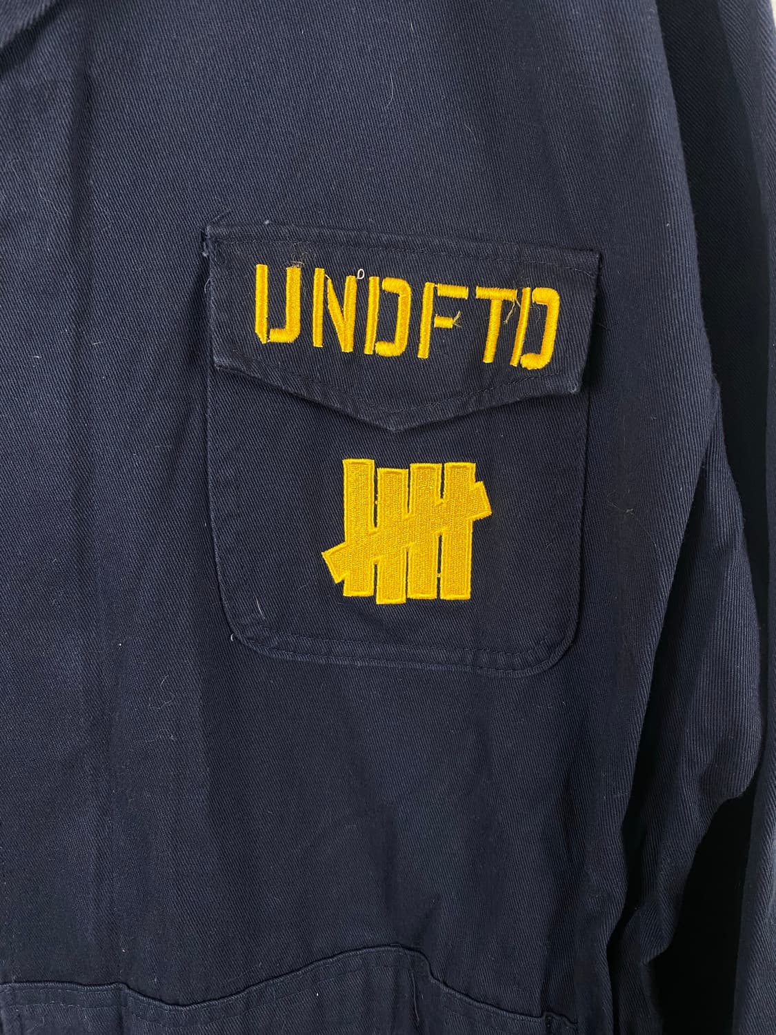 언디핏 네이비 오버롤 점프수트 L 상품이미지3