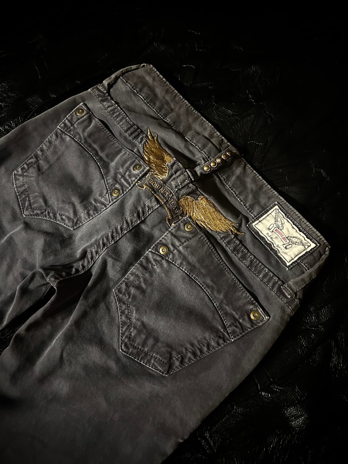 [Robins Jeans] 로빈스진 y2k 로우라이즈 세미부츠컷 팬츠 상품이미지4