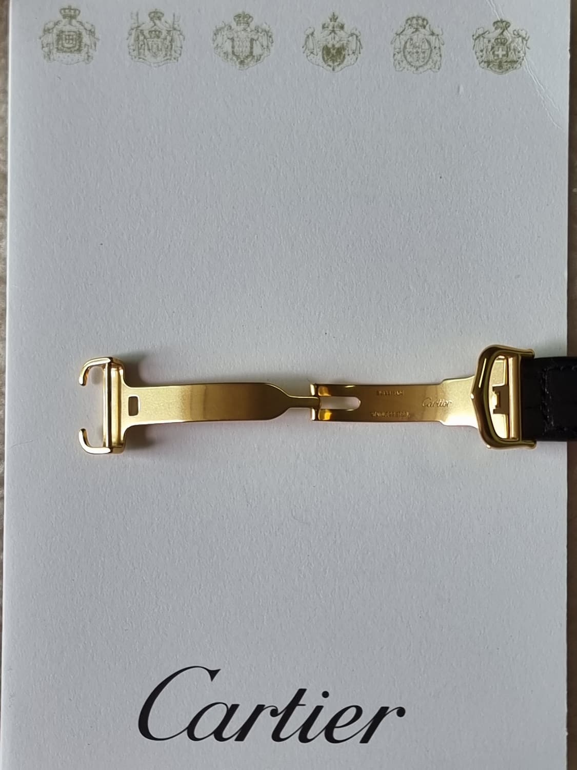 까르띠에 빈티지 탱크머스트 L 샴페인다이얼 디버클 시계(남여공용) 상품이미지5