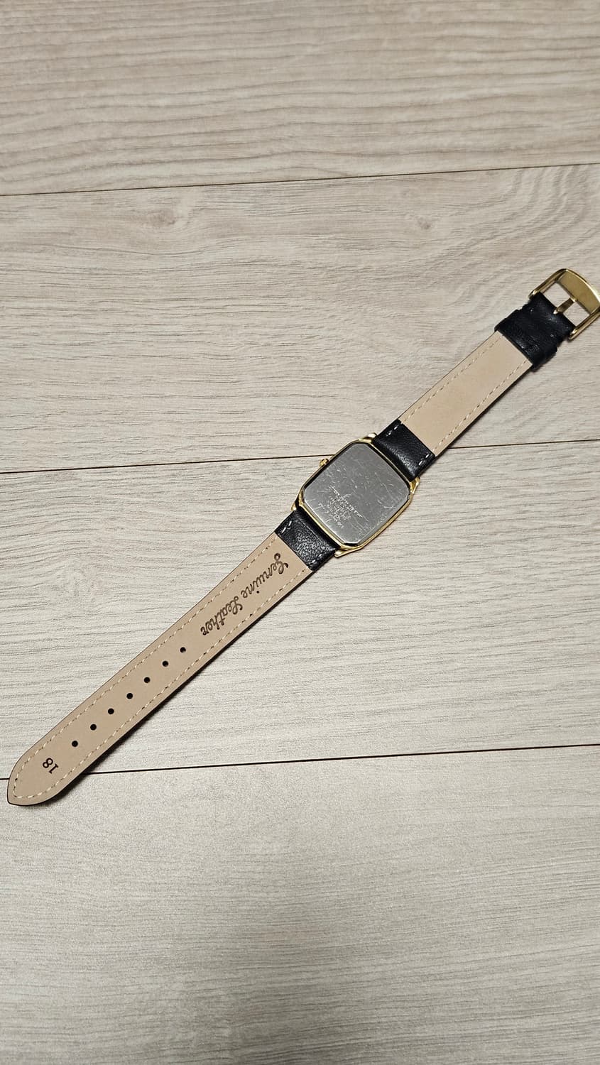 빈티지 시티즌 Forma 사각 금장 가죽 시계 상품이미지7