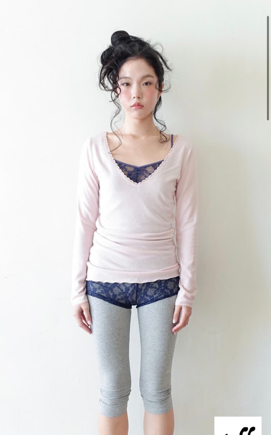 샵페어리 이리스 롱 탑 핑크 상품이미지1