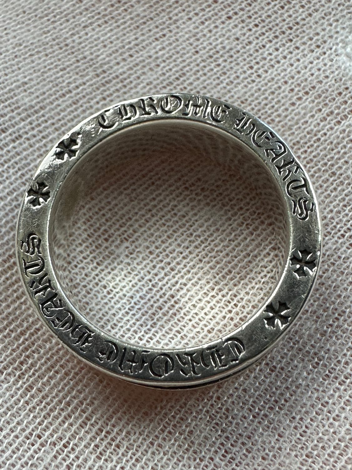 [US 8] 백화점판 정품 크롬하츠 미니플러스링 상품이미지6