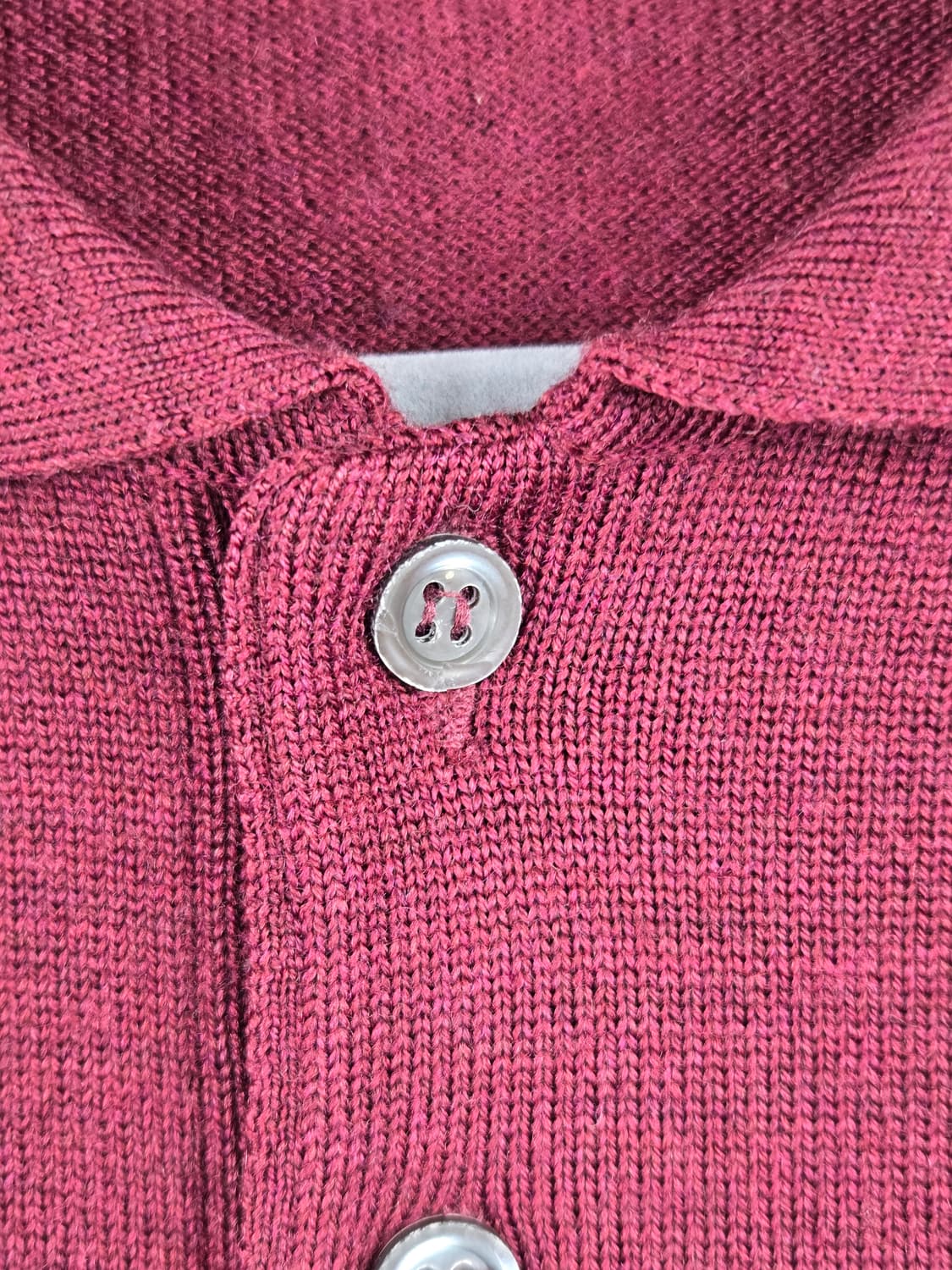 [무료배송]에르메네질도 제냐 50 남성 울100 카라 긴팔 니트 니트티 상품이미지4