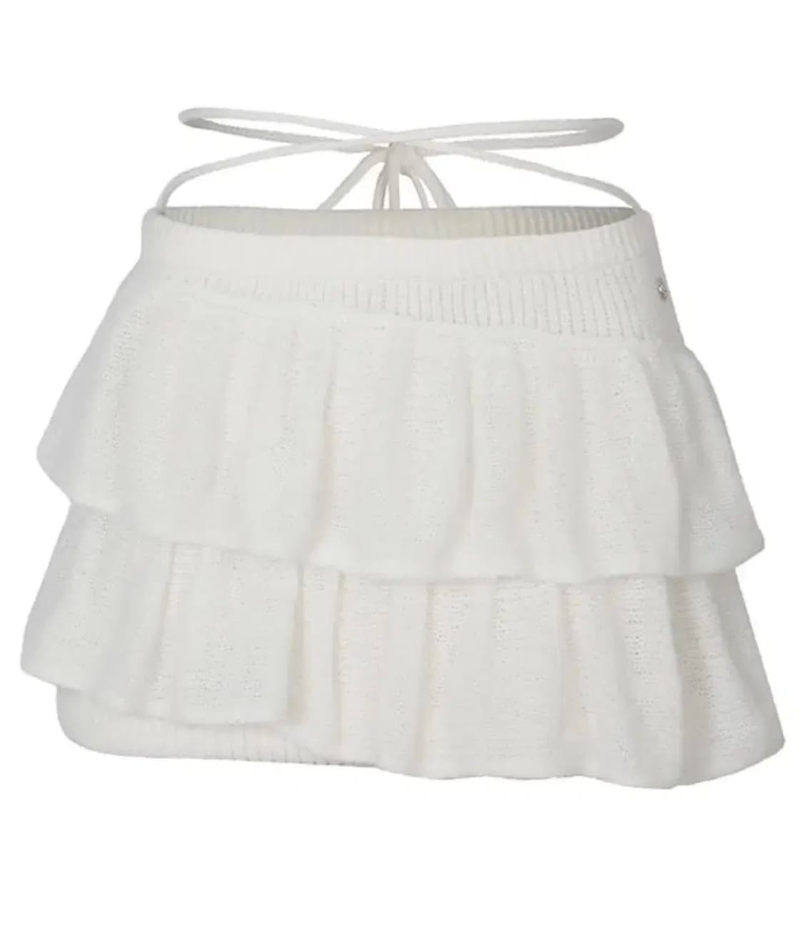 안젤라 니트 스커트 화이트 angela knit skirt 상품이미지1