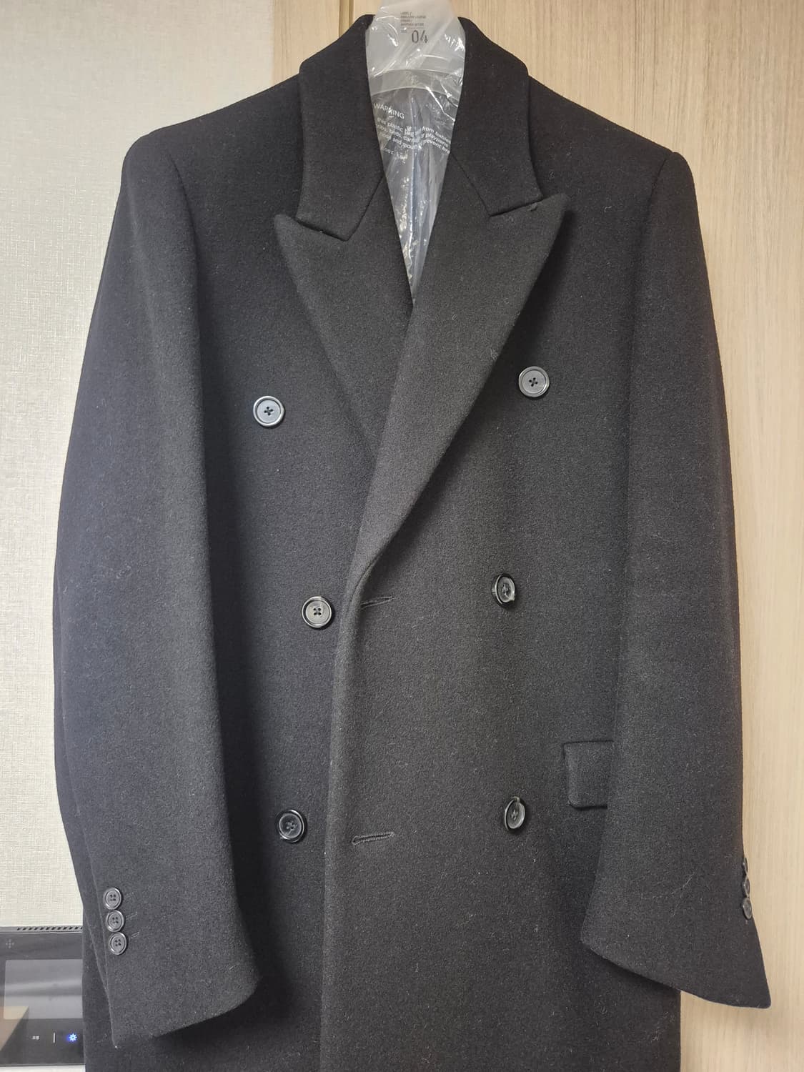 브랜드 울모직코트 더블브레스트 상품이미지2