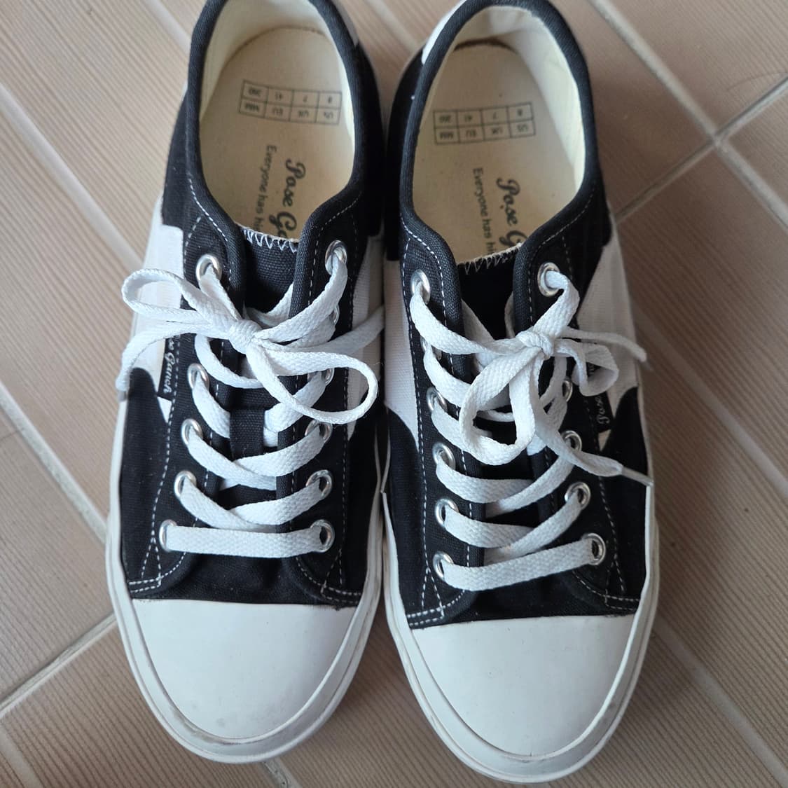 포즈간츠 멈멈 마일드 블랙 컨버스화 상품이미지4