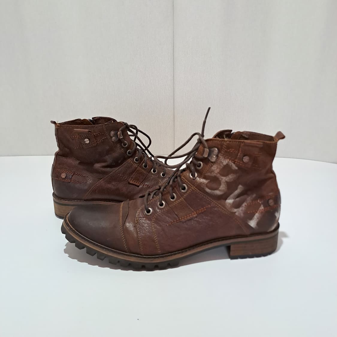 (택포) 버팔로 가죽 워커 부츠 260 A984 상품이미지4