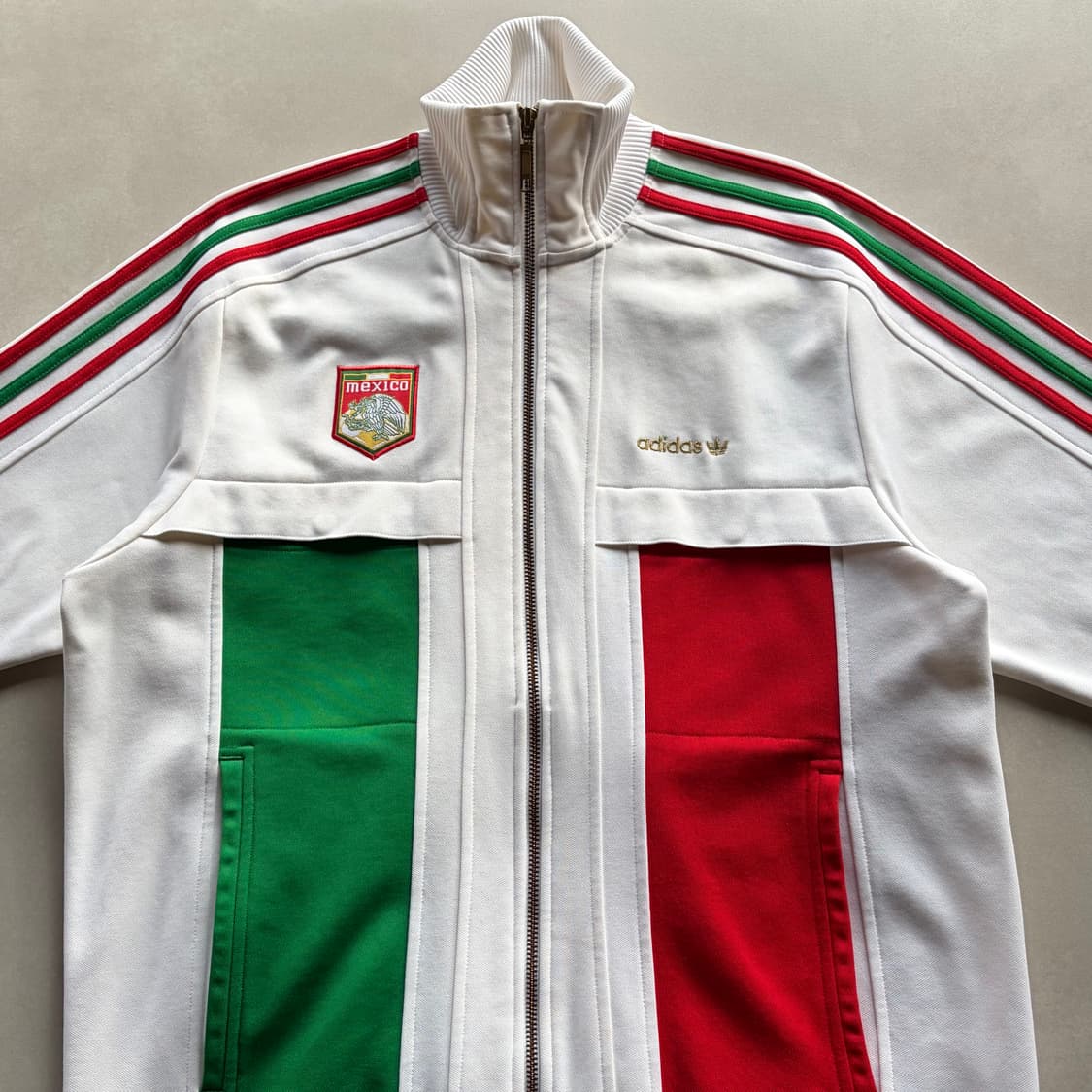 [L]아디다스 멕시코 월드컵 화이트 트랙탑 져지 상품이미지5