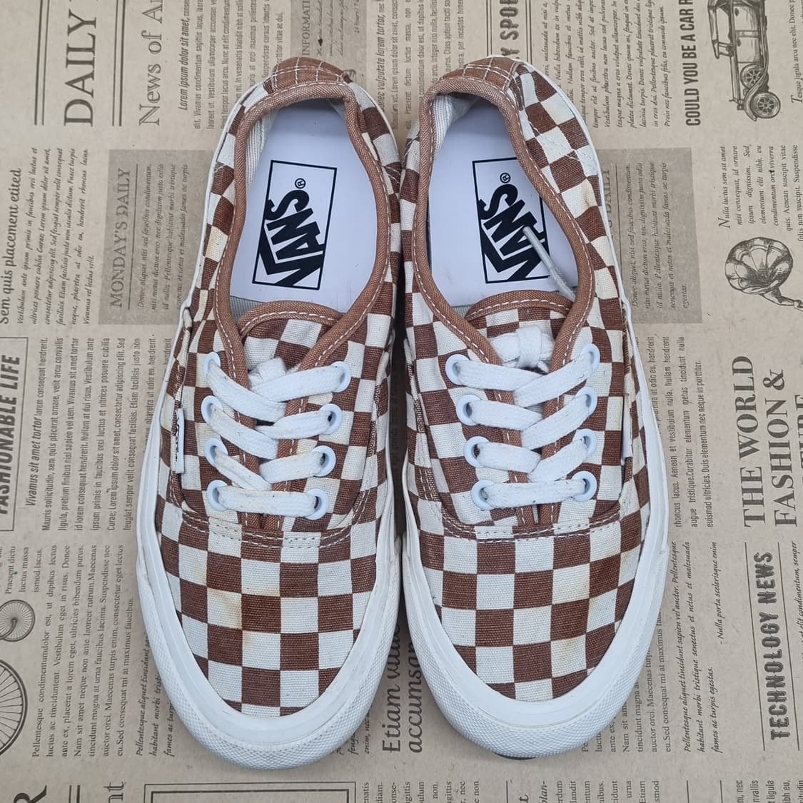 반스 체커보드 어센틱44 DX 스니커즈 230 상품이미지2