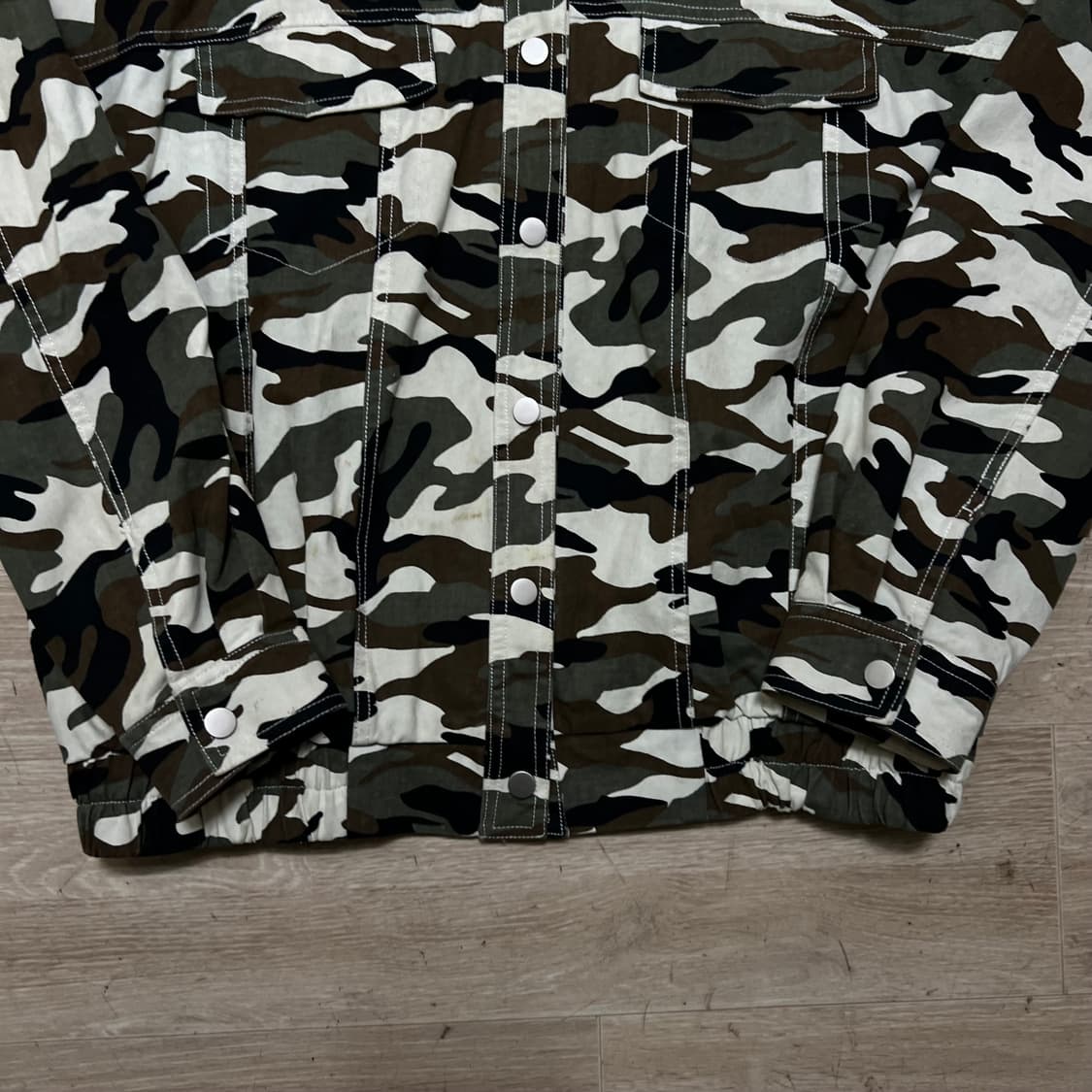 FR 영스타일 밀리터리 카모플라쥬 트러커 자켓 [카모] M/95 상품이미지3