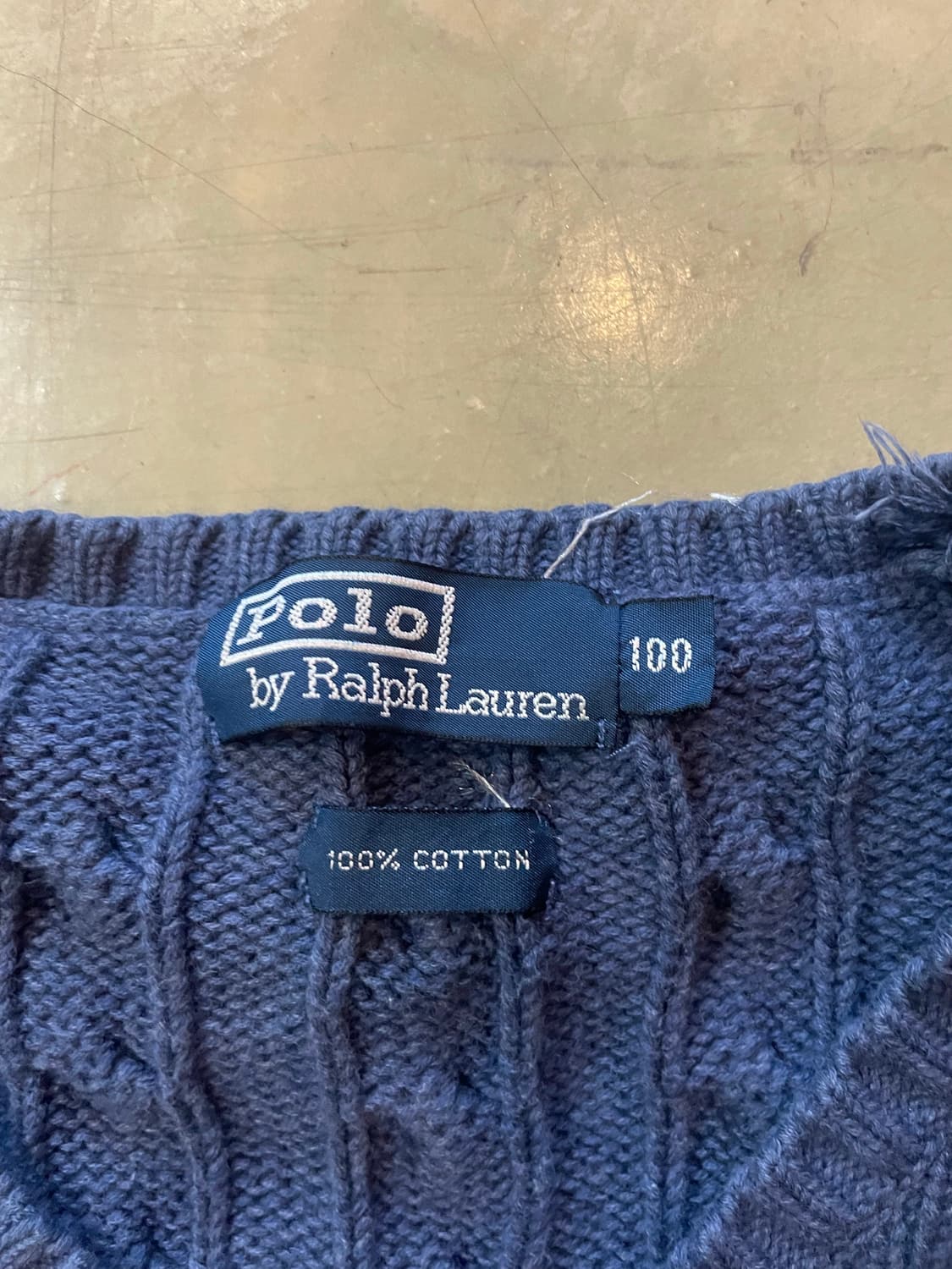 폴로 니트 조끼 100 상품이미지4