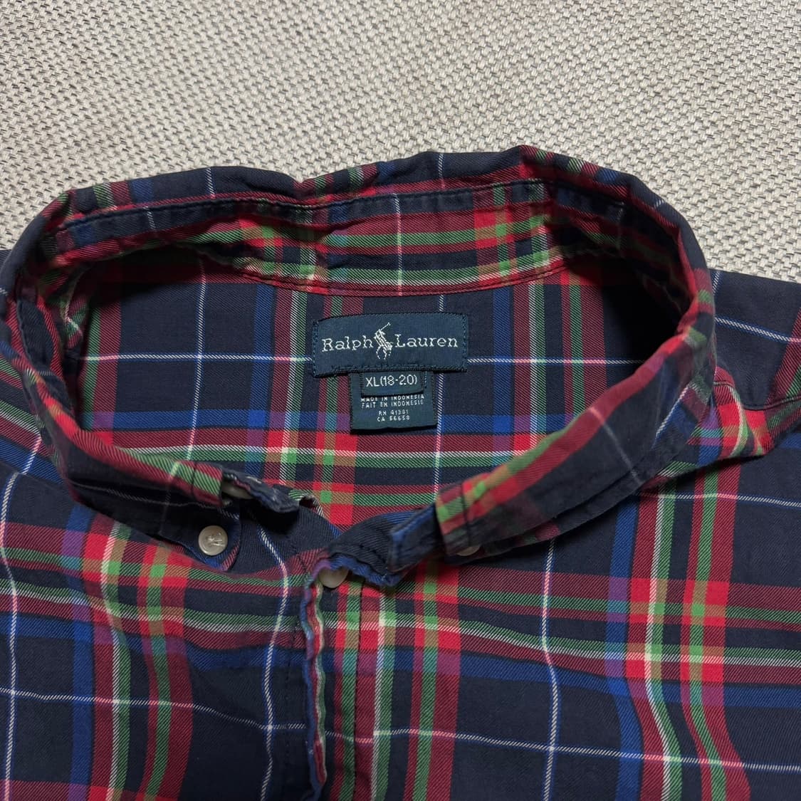 폴로 랄프로렌 멀티컬러 체크 셔츠 상품이미지2